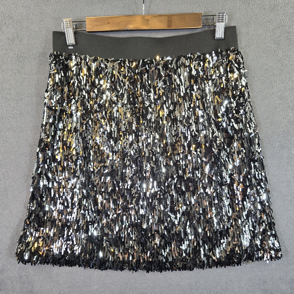 Source Unknown Glittering Black and Silver Mini S… - image 3
